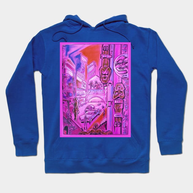 Pink People Mover Hoodie by BennettBlackLight